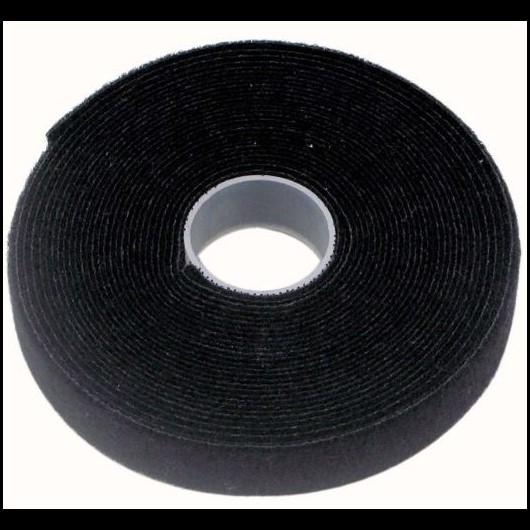 VELCRO Ruban-crochets  pour toison, 5 cm x 25 m (noir)